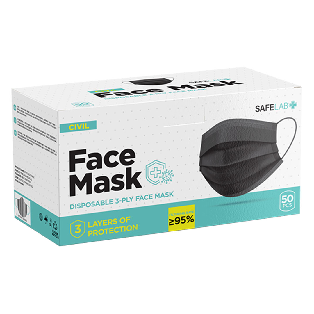 Zaštitna maska za jednokratnu upotrebu u pojedinačnom pakovanju
